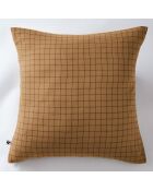 Taie d'oreiller Gaze de coton Gaïa Mix camel