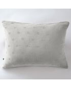 Taie d'oreiller Gaze de coton Gaïa Boho nuage