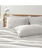 Taie d'oreiller Gaze de coton Gaïa Boho nuage