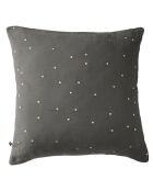 Taie d'oreiller Gaze de coton Gaïa Chic granit