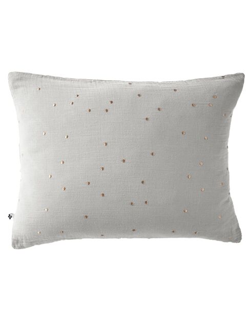 Taie d'oreiller Gaze de coton Gaïa Chic nuage