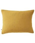 Taie d'oreiller Gaze de coton Gaïa Chic safran