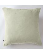 Taie d'oreiller Gaze de coton Gaïa Chic vert d'eau