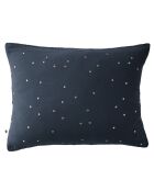 Taie d'oreiller Gaze de coton Gaïa Chic minuit