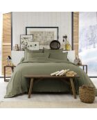 Housse de couette Flanelle Candice romarin