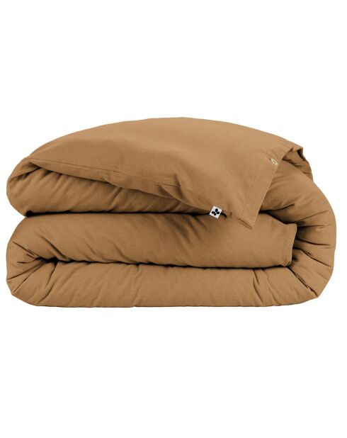 Housse de couette Flanelle Candice camel