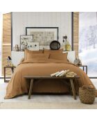 Housse de couette Flanelle Candice camel