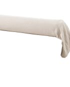 Taie de traversin Gaze de coton Gaïa pampa - 85x185 cm