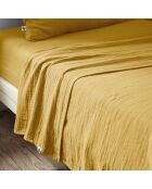 Drap plat Gaïa safran