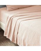 Drap plat Gaïa guimauve