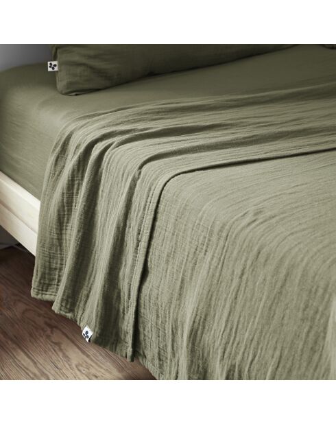 Drap plat Gaïa romarin
