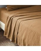 Drap plat Gaïa camel