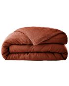 Housse de couette Lin lavé Soline paprika