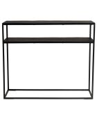 Console Jonas noire - 100.5x35x85.5 cm