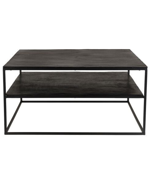 Table basse Jonas noire - 80x80x39.5 cm