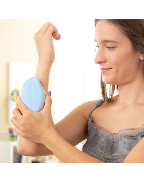 2-in-1-Epilierer mit blauer Reibung