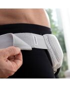 Ceinture réglable pour hernie inguinale Beltia InnovaGoods grise