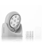 Lampe LED Lumact InnovaGoods avec détecteur de mouvement 360º blanche