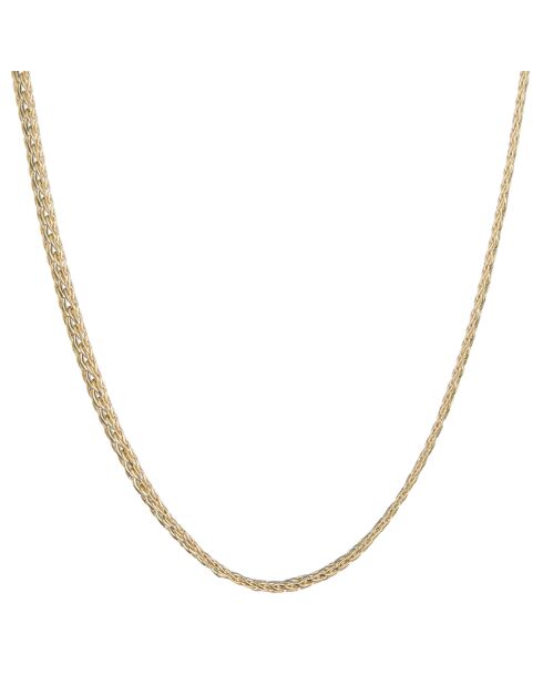 Geelgouden Gasta mesh halsketting