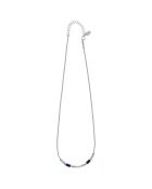 Collier en Argent Rhodié & Cristal