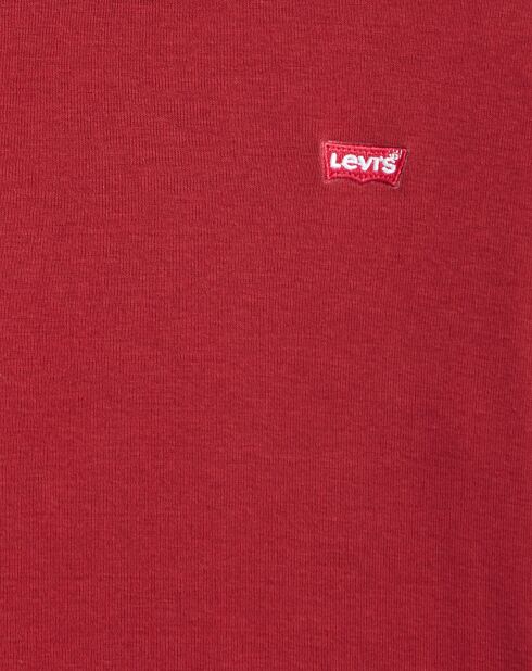 T-Shirt Baby Tee Manches longues bordeaux