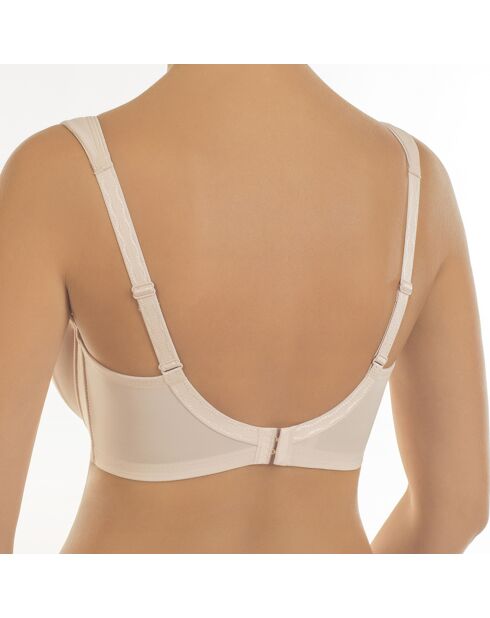 Alex-Sandra Soft-Cup-BH aus silberfarbener Pfingstrose mit Bügel