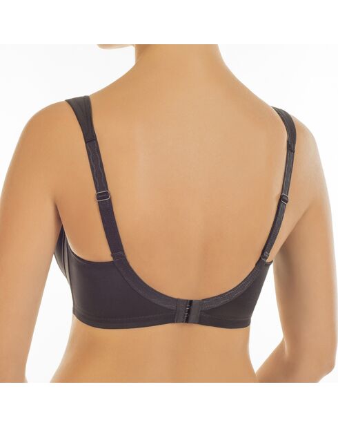 Reggiseno a coppa morbida nero Alex-Sandra con ferretto