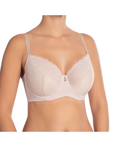 Soutien-gorge semi-coque à armatures Valens argenté