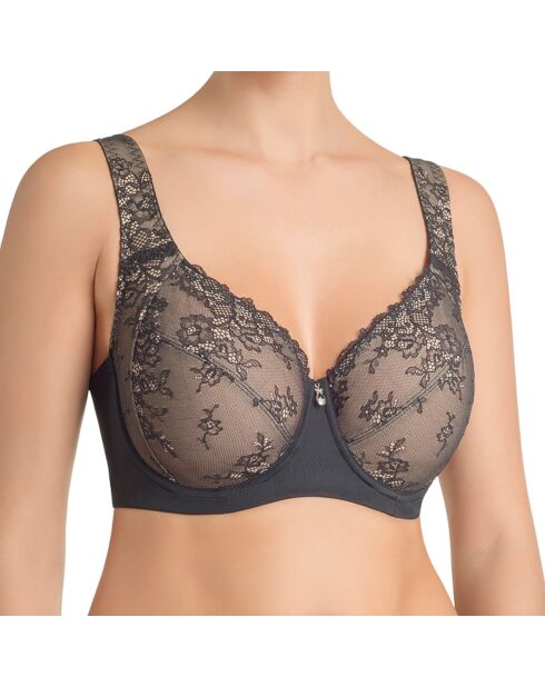 Soutien-gorge à bonnets souples avec armatures Valens noir