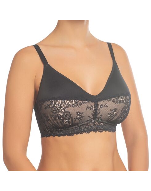 Soutien-gorge à coques spacer Valens noir