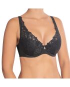 Soutien-gorge rembourré à armatures Catharina noir