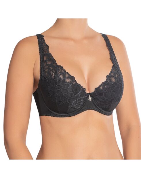Soutien-gorge rembourré à armatures Catharina noir