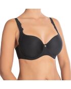 Soutien-gorge à bonnets spacer avec armatures Catharina noir