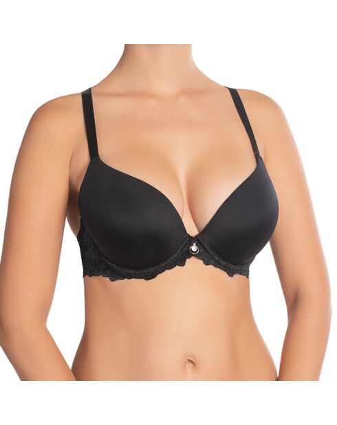 Soutien-gorge Push-Up avec bonnets moulés Catharina noir