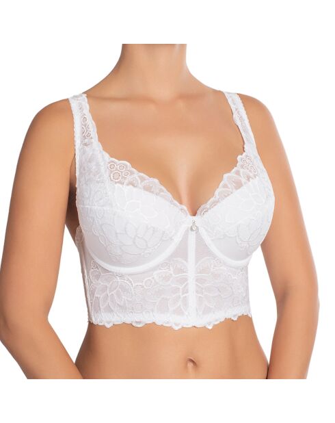 Bustier Push-Up avec armatures Catharina blanc