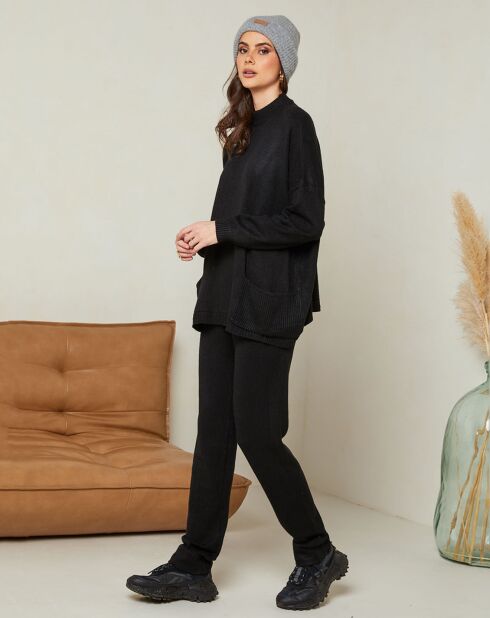 Ensemble Olivia Pull/Pantalon noir