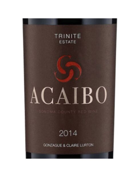 1 Sonoma Coast Acaibo 2014 Trinite Estate 75cl