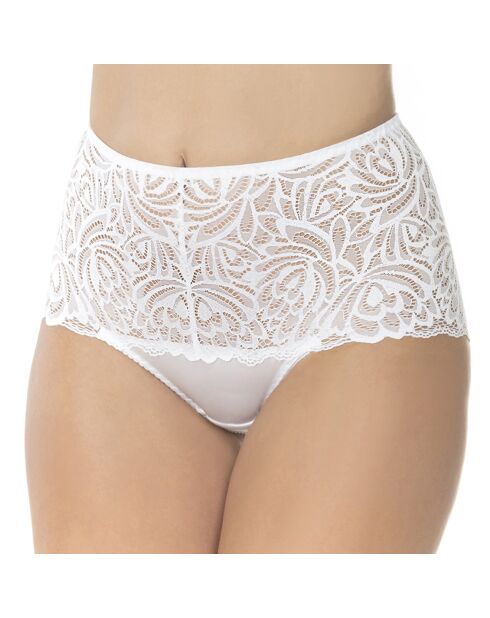 Shorty taille haute Elizabeth blanc