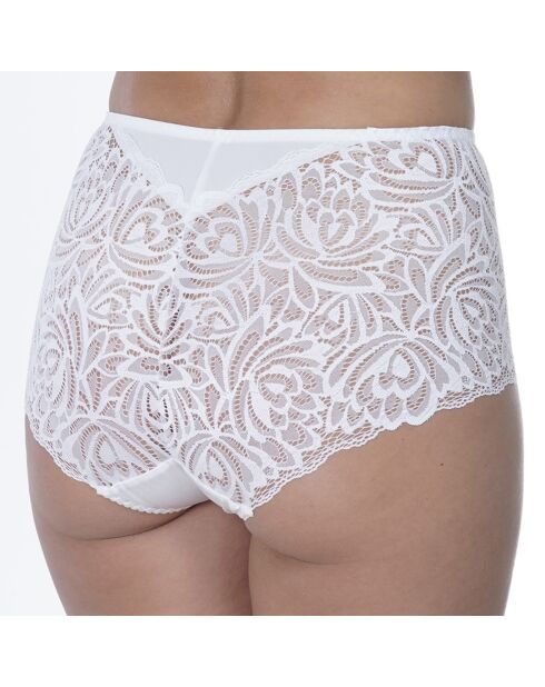 Shorty taille haute Elizabeth blanc