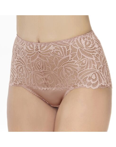 Shorty taille haute Elizabeth vieux rose