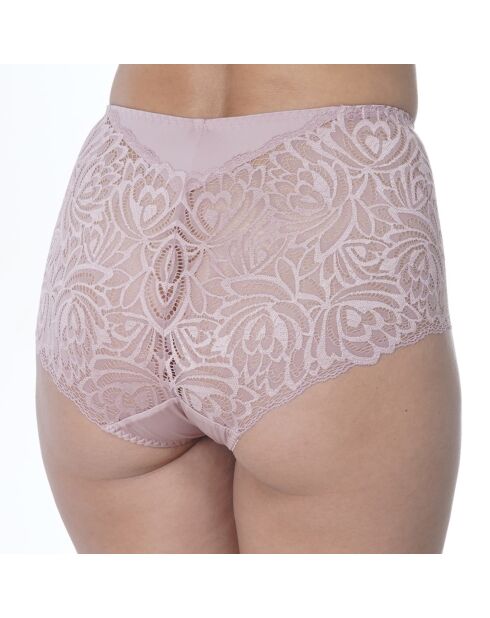 Shorty taille haute Elizabeth vieux rose