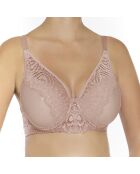 Soutien-gorge à bonnets spacer avec armatures Elizabeth vieux rose
