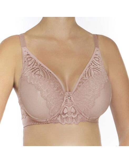 Soutien-gorge à bonnets spacer avec armatures Elizabeth vieux rose