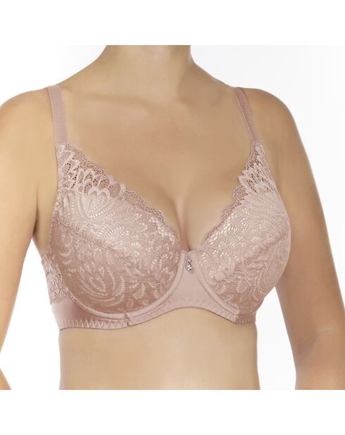 Soutien-gorge coque moulé avec armatures Elizabeth vieux rose