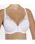 Soutien-gorge coque moulé avec armatures Elizabeth blanc