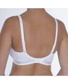 Soutien-gorge coque moulé avec armatures Elizabeth blanc