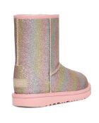 Boots fourrées Laine  Classic II Glitter multicolores