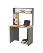 Bureau br2 pin/anthracite - 90x148.6x51.6 cm
