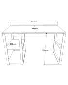 Bureau ml8 pin - 120x75x60 cm