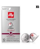 5 Boîtes de 10 Capsules Compatibles Intenso Lungo - 5x57 gr